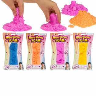 Magic Moving Foam op Kaart - Mix Faarwen (12 Stk.)