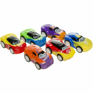 Losseg Frictions-Sportautoe mat Aen - Mix Faarwen (48 Stk.)
