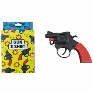 8-Shots Klappertjes Pistoul an der Box - Faarwen (6 Stk.)