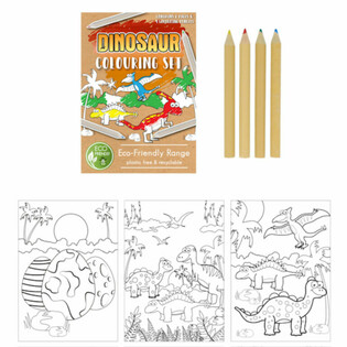 Dinosaurier-Zeecheset ECO FRIENDLY (25 St&eacute;ck)
