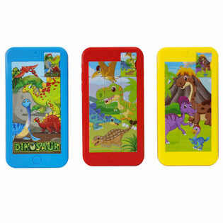 Dinosaurier Schiebe-Puzzle - 8x16 cm