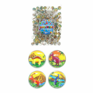 Mix Dinosaurier Gummisb&auml;ll &Oslash;3.3cm (100 St&eacute;ck)