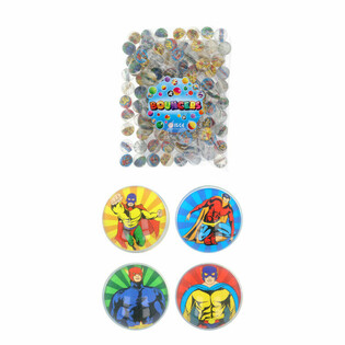 Mix Superhelden - Sprangb&auml;ll &Oslash;3,3 cm (100 Stk.)