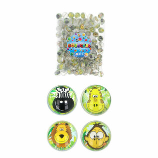 Dschungeld&eacute;ieren Flummis Mix - &Oslash; 3.3 cm (100 Stk.)