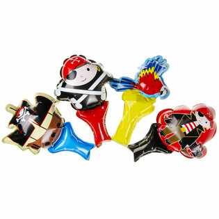 Selbstopblosend Piraten-Handballonen (48 Stk.)