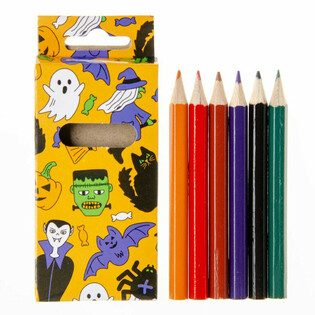 6-deelegen Halloween Faarfstëfter-Set (24 Stéck)