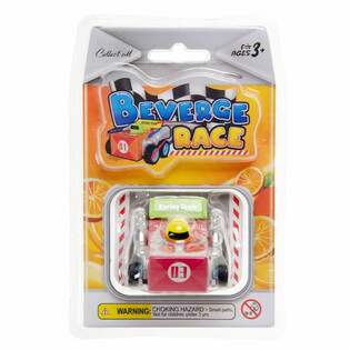 PULLBACK RACE AUTO - BEVERAGE RACE CAR (12 St&eacute;ck)