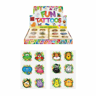 FUN TATTOOS - MODELL: DJUNGELSD&Eacute;IEREN AM DISPLAY (96 Stk.)