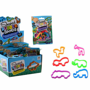 6-DILEGE RUBBER BANDS SET WILD D&Eacute;IEREN A DISPLAY (36 Stk.)