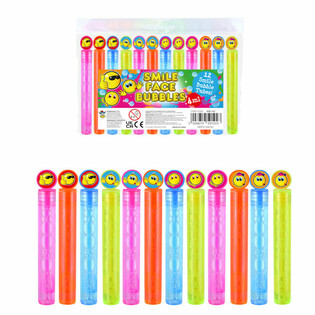 Faarweg Smiley Seifeblosen-St&auml;ber (1 Packung mat 12 Stk.)