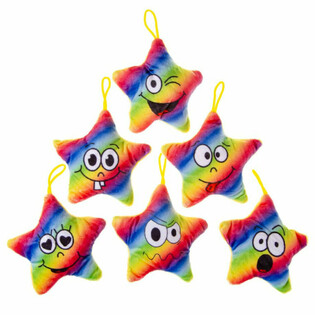 Pl&uuml;sch Regenbous-St&auml;ren (24 Stk.)