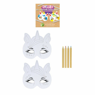 ECO FRIENDLY - Mol deng eege Licorne-Masken (12 Setter)