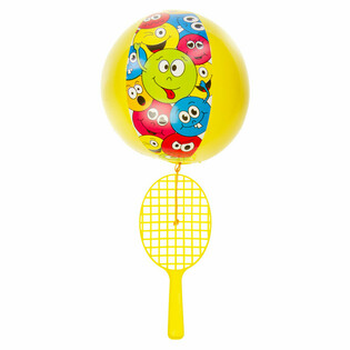 Paddle Racket mat Ball - Smiley (12 Stk.)