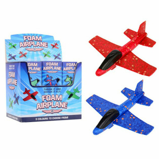 FLIGER AUS SCHAUMSTOFF 17 CM LAANG - AN DISPLAY (18 Stk.)