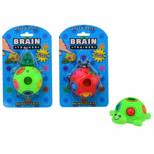 Fidget Toy - D&eacute;ieren-Kappbriecher op Kaart (12 Stk.)