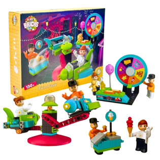 KIDS BRICKS FUN PARK - BAUSTENG-SET - 130 ST&Eacute;CK (1 Stk.)