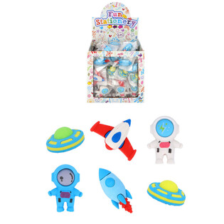 Weltraum-Gummien am Display (84 Stk.)