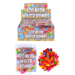 120x WAASSERBOMMEN AN ENER TUT AN DER DISPLAY (24 Stck.)