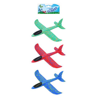 SCHAUMSTOFF FLIGER GLIDER - 23CM - MIX FARWEN (24 St.)