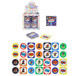 KLENG MEMORY SPILLER - MODELL: SUPER HERO - AN DISPLAY (64 Stk.)
