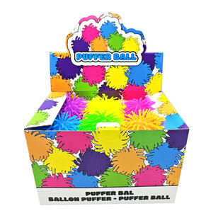 GROUSSE PUFFER-BALL - 15CM - AN DISPLAY (12 Stk.)