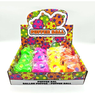 PUFFER-BALL - 6.5CM - AM DISPLAY (12 Stk.)