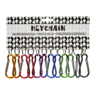KARABINER SCHL&Euml;SSELUNH&Auml;NGER (48 Stk.)