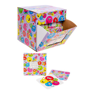 KLENG MEMORY SPILLER - MODELL: SMILEY AN DER DISPLAY (60 Stk.)