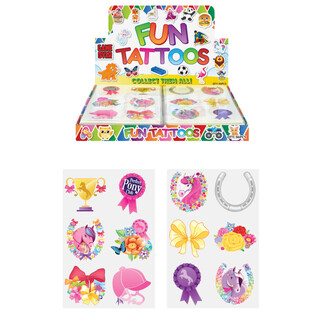 FUN TATTOOS - MODEL: PONY AM DISPLAY (96 Stk.)