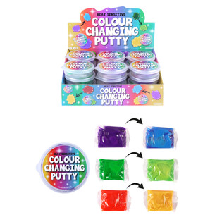 Thermosensibel Faarfwiesselnd Putty an der Display (24 St.)