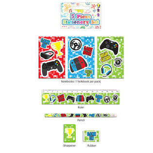 5-DEELEGE GAMER SCHREIFSET (24 Stck.)