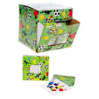 KLENG MEMORY SPILLER - MODELL: FUTTBALLER - AN DISPLAY (60 Stk.)