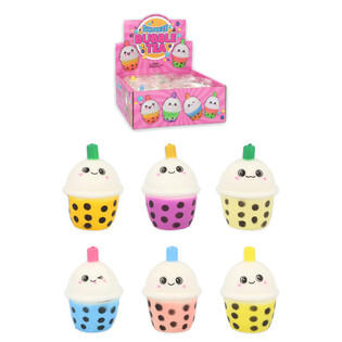 Bubble Tea Squeeze Fidget - Mix Faarwen am Display (12 St.)