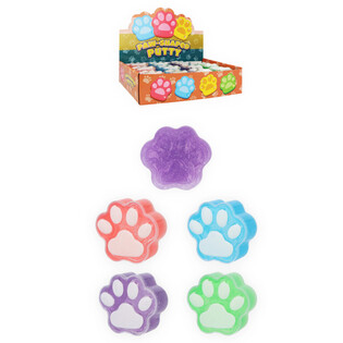 Hondspatze-Schl&auml;im - Paw Shaped Putty (24 St&eacute;ck)