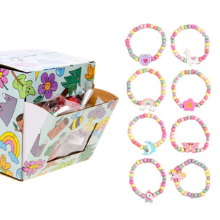 H&euml;lzen elastesch Meedercher Armb&auml;nner - am Display (100 Stk.)
