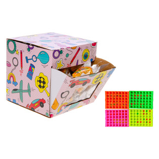 4 an enger Rei Spill - Neon Faarwen - Am Display (32 St.)