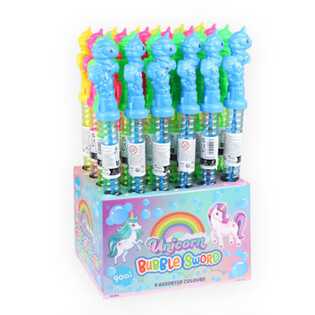 GROUSSEN SEEFENBLOSENSTAF 35 CM - UNICORN / EENHORN AN DISPLAY (24 Stk.)