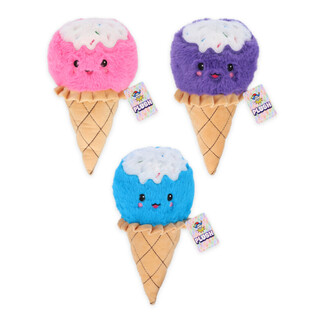 PLUCHE GROTE IJSJES - 25 CM - MIX KLEUREN (12st.)