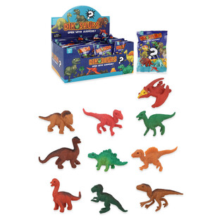 Blindbag / Surprise-Tutt - Thema: Dinosaurier an der Display (60 Stk.)