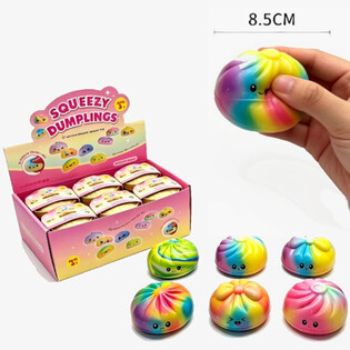 RAGE - Squishy Reebou Dumpling Br&eacute;itchen GROUSS - PU Schaum Editioun 8.5cm (12 Stk.)
