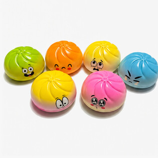 RAGE - Squishy Dumplings GROUSS (Dim. 9 x 9 x 4 cm) - Viral 2026 Fidget Toy - MAT HEADERKAART (24 Stk.)