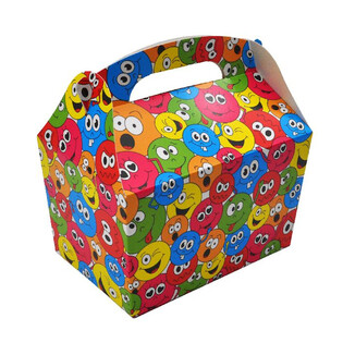 MENUBOX MODEL: SMILEY - Dim. 18.5x12x19 CM - FOODBOX - KIDSBOX (24 Stk.)