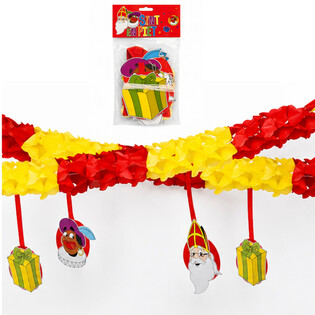 Kleeschen a Piet Girland mat Unh&auml;nger - 4 M (6 Stk.)