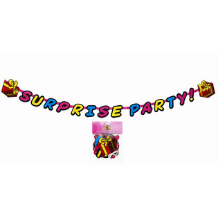 SURPRISE PARTY GUIRLANDE - L&Auml;NGT: 180 CM (6 St&eacute;ck)