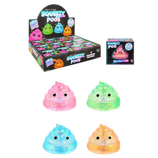 SQUEEZE KACKI - MAT SUGAR GEL GLITZER F&Euml;LLUNG - MIX FARWEN - AM DISPLAY (12 St.)