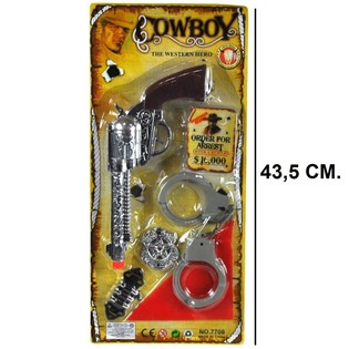 COWBOYSET OP KAART - MODELL 5 (6 Stk.)