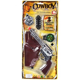 COWBOYSET OP KAART - MODELL 2 (4-deeleg)