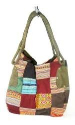 B-FAIR Patchwork-Tasch Grouss Gr&eacute;ng (1 Stk.)