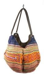 Art.nr: 97734B - B-FAIR Pouche-Tasch Braun Denim (1 Stk.)