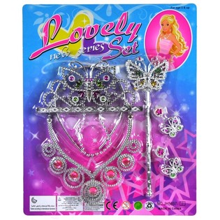 LOVELY PRINZESSIN SET OP KAART (6 Stk.)
